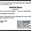 Kraft Gertrud 1901-1982 Todesanzeige